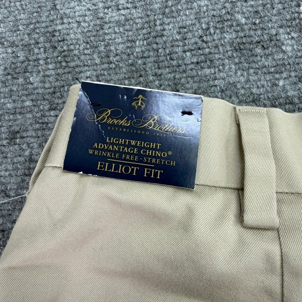 Brooks Brothers Pants Men 40x29.5 Lightweight Advantage Chino Stretch Elliot Fit